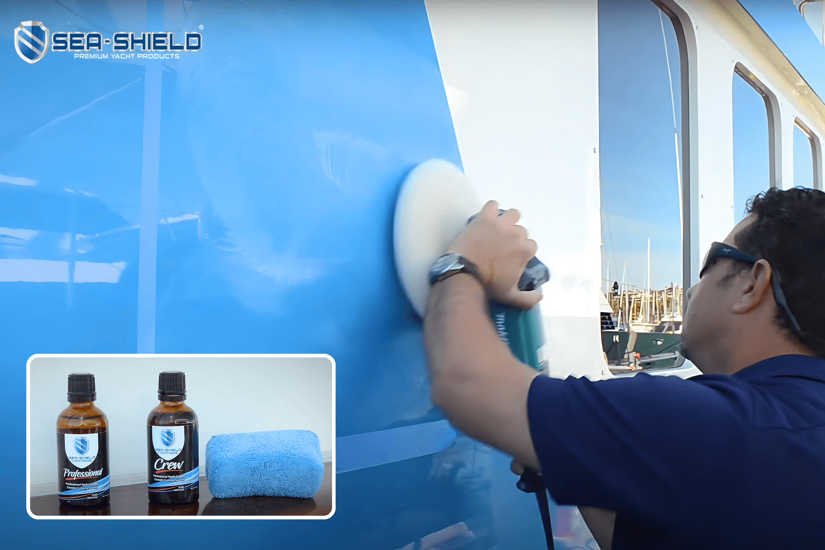 Ceramic Coating Apply on Boat & Yacht