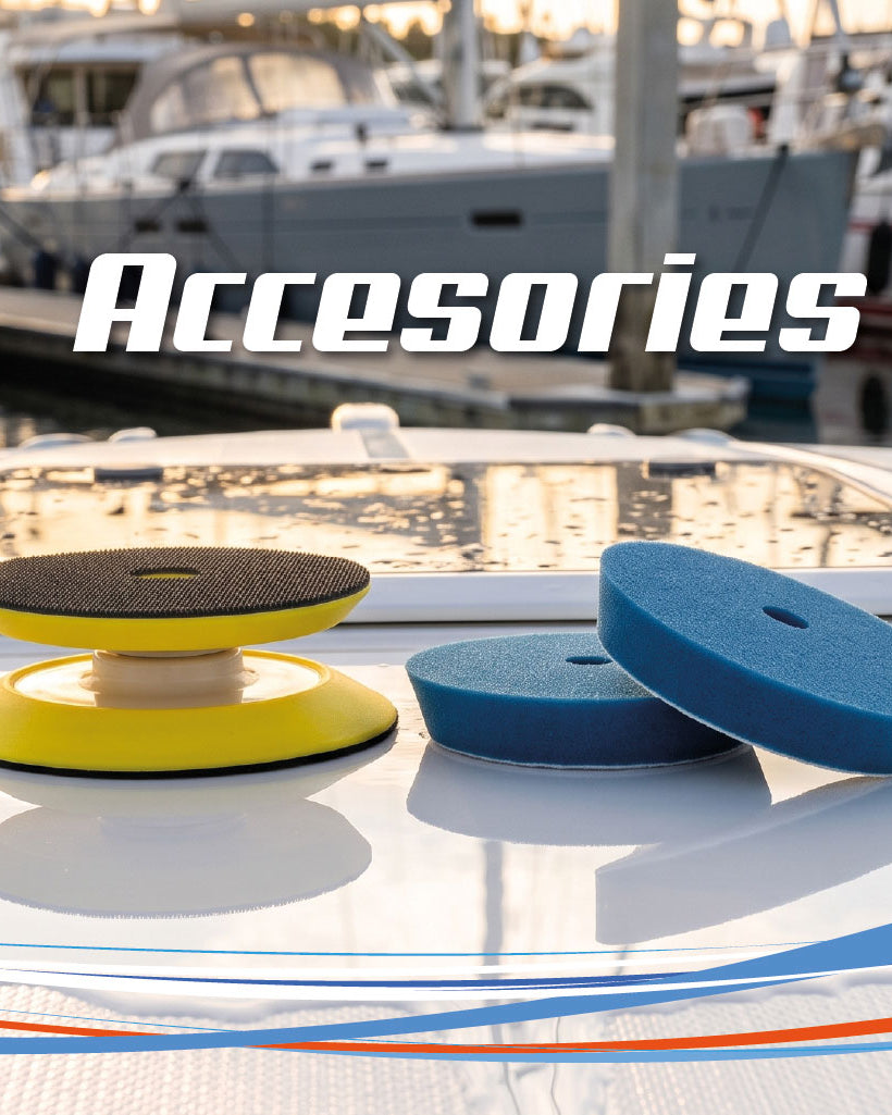 Sea-Shield detailing accessories, buffing pads and applicators
