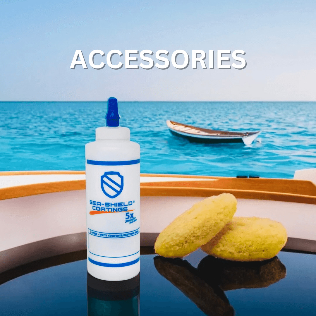 Coating accessories for mega yacht boats