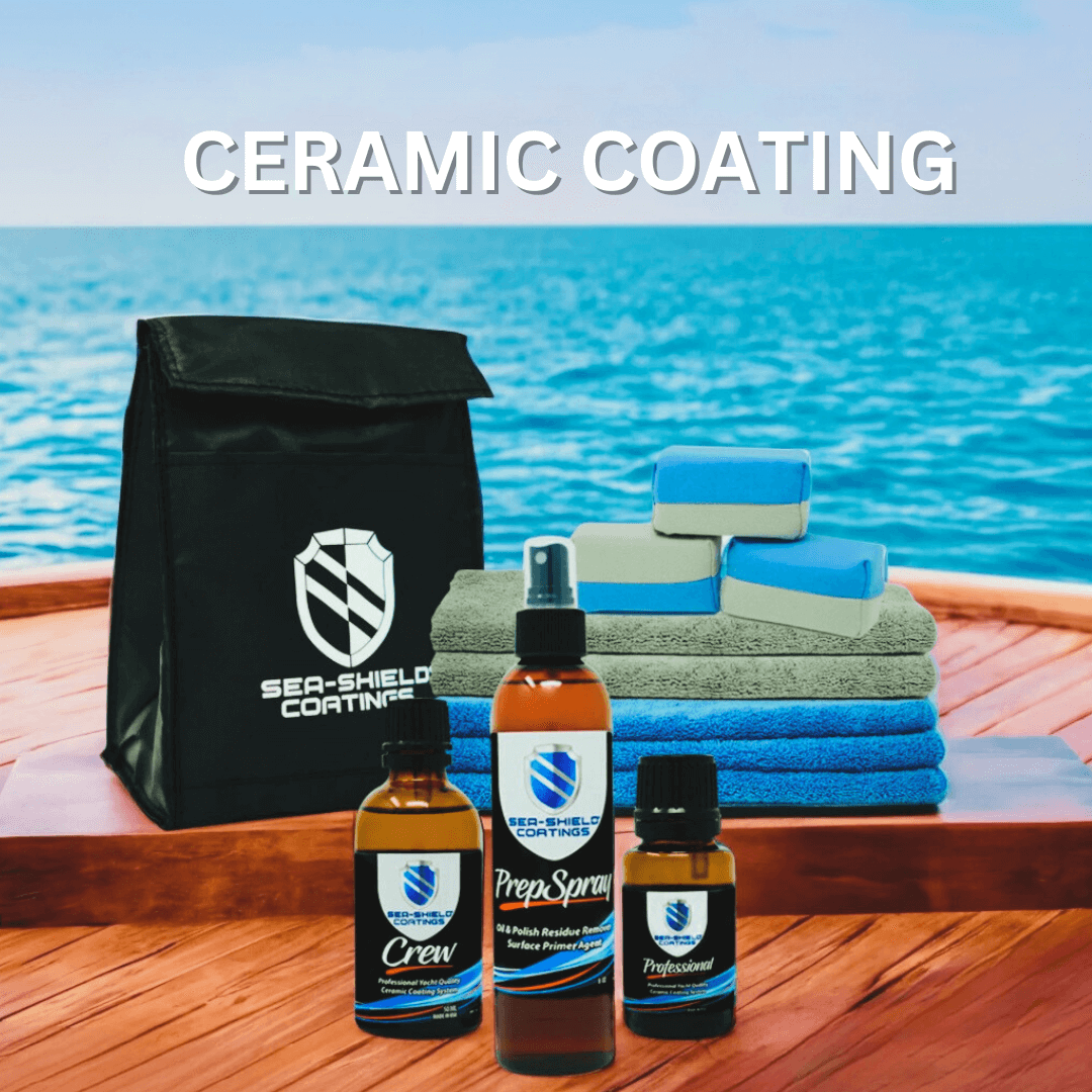 Ceramic coating on yacht and boat