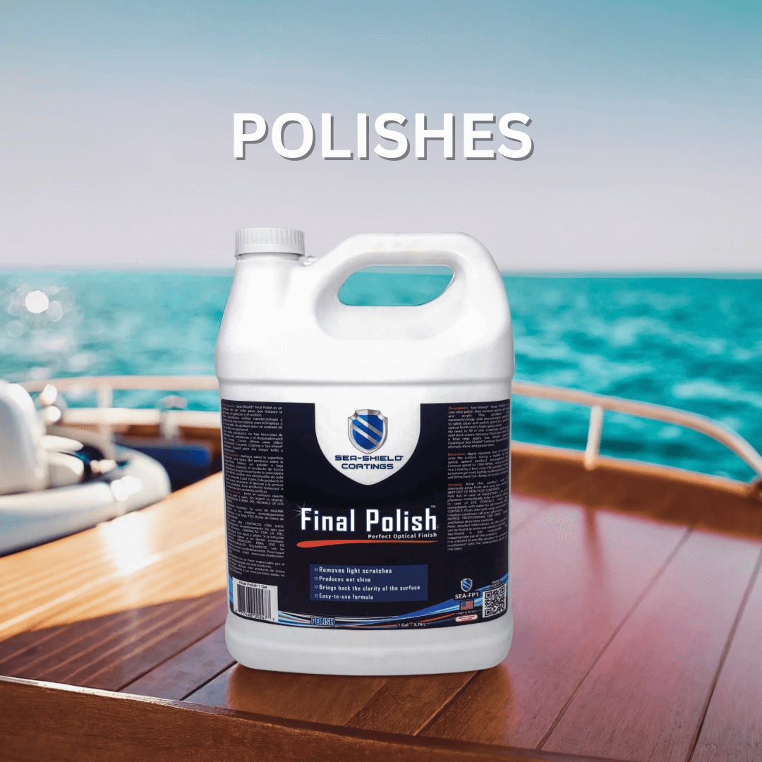Polishes for Mega Yachts and Boats exterior maintenance