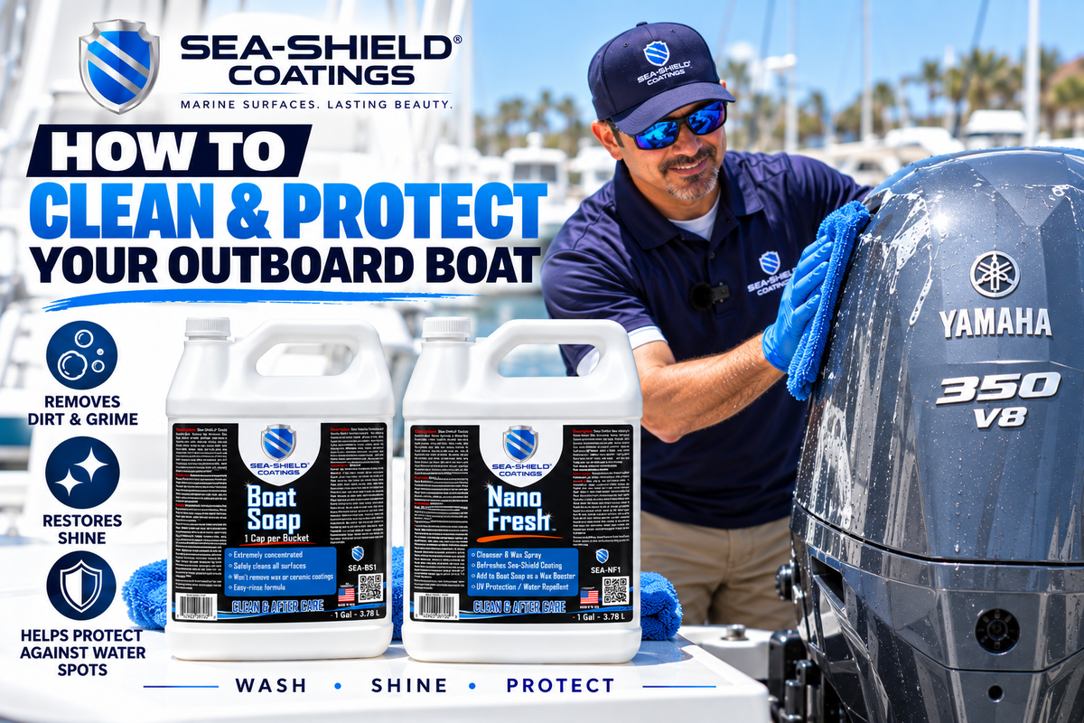 How to Quickly Clean and Protect Your Outboard Boat