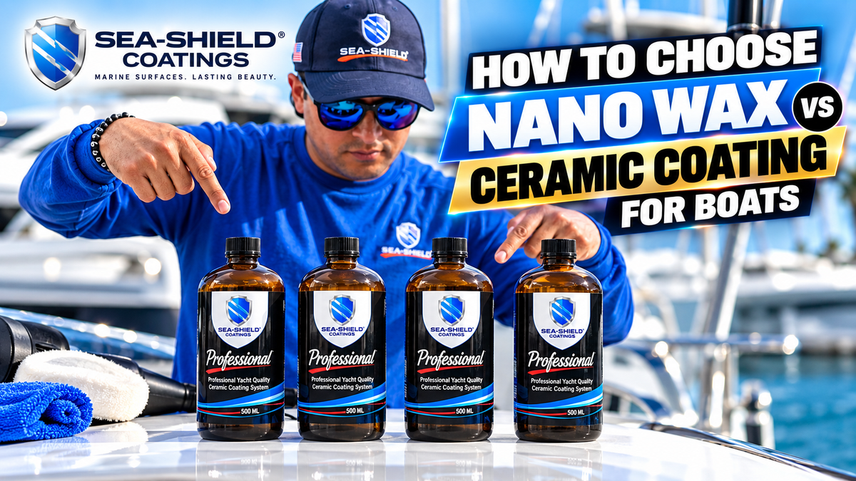 How to Pick Nano Coating, Wax, and Ceramic Coating for Your Boat