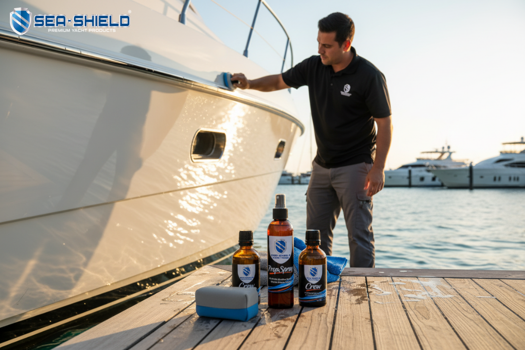 Boat ceramic coating vs traditional wax sealant comparison