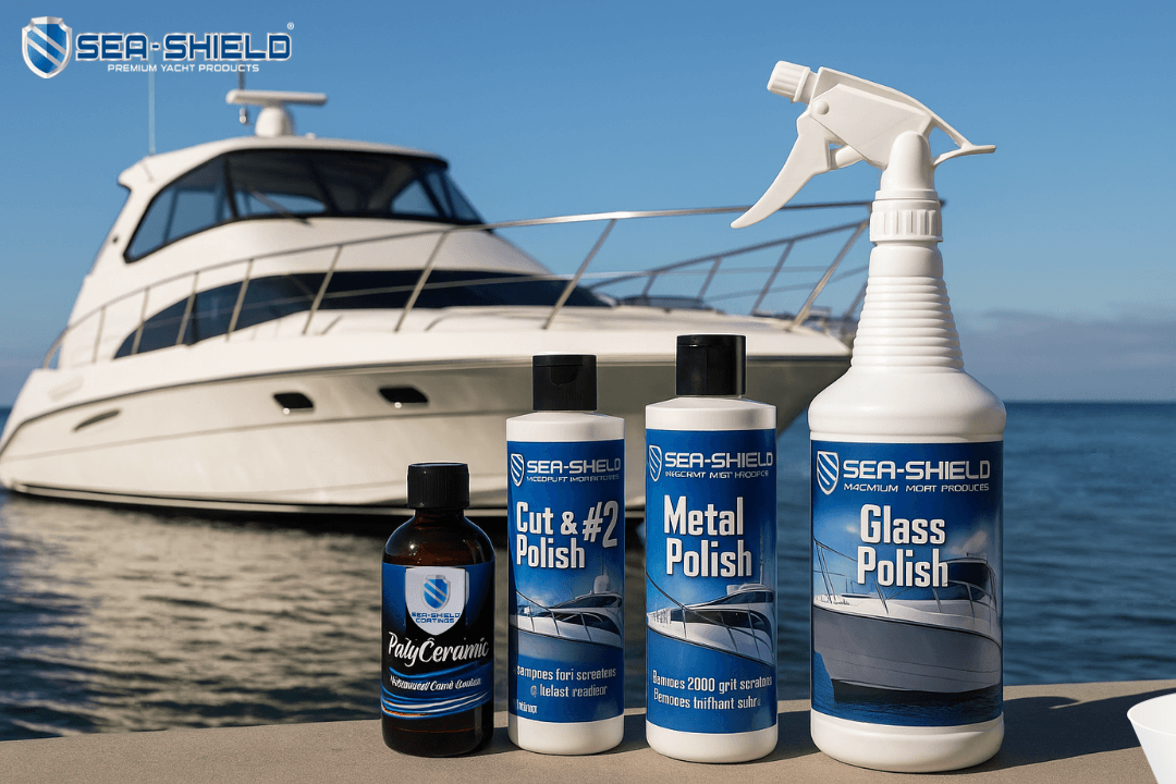 Boat protected from UV rays and oxidation