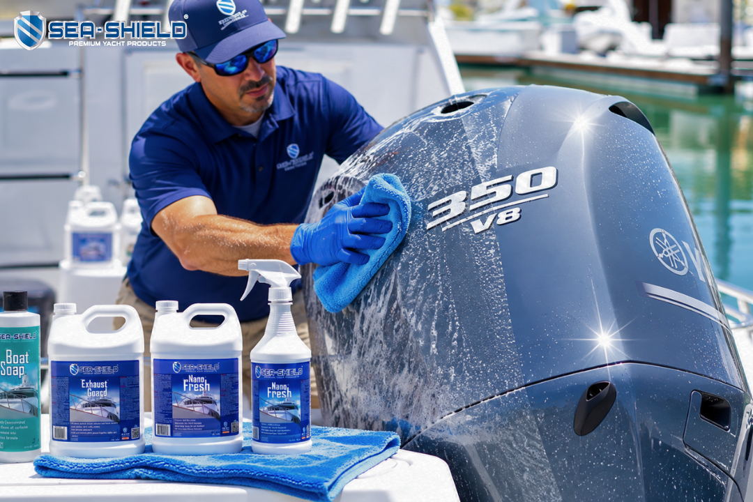 How to clean and protect an outboard boat from salt and corrosion