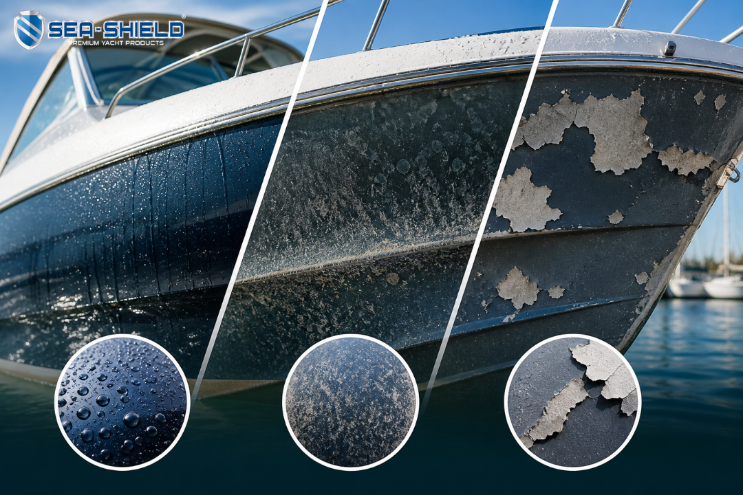 ceramic coating failure on boat surface