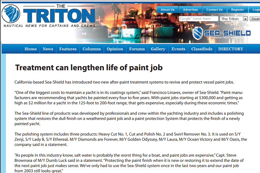 Treatment can lengthen life of paint job