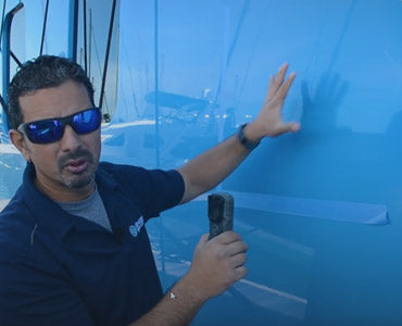 How to Apply Ceramic Coating to a Yacht - Blue Paint