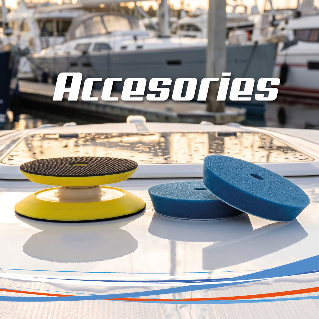 Sea-Shield detailing accessories, buffing pads and applicators